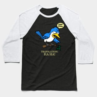 Mocking Bird Funny Animal Mockingbird Cartoon Baseball T-Shirt